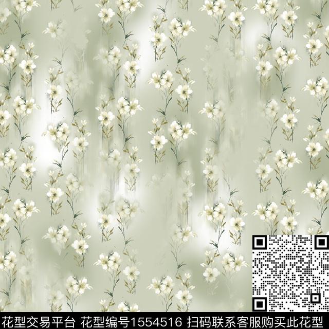 女装小碎花渐变数码印花华亿平台下载（图片编号: 1554516） - 瓦栏（Walan）