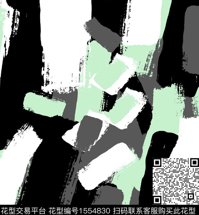 几何笔触2024传统印花华亿平台下载（图片编号: 1554830） - 瓦栏（Walan）