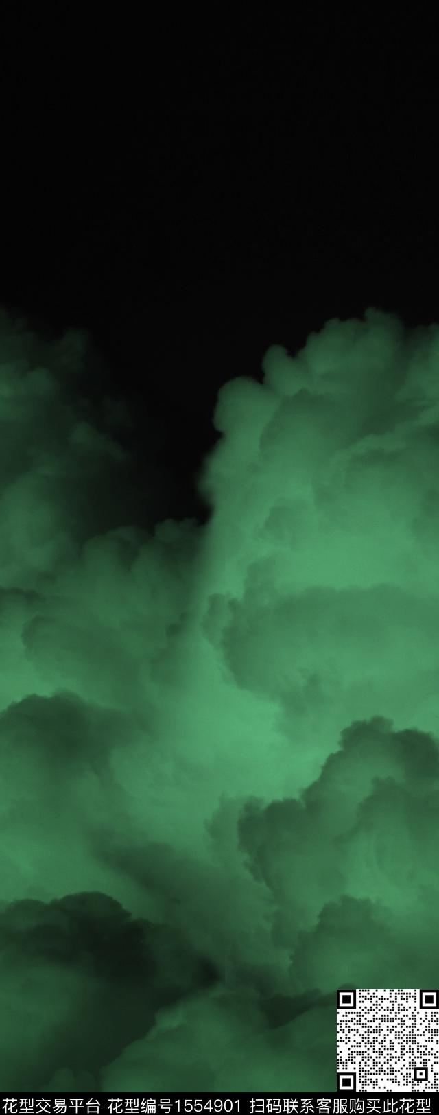 乌云定位花数码印花华亿平台下载（图片编号: 1554901） - 瓦栏（Walan）