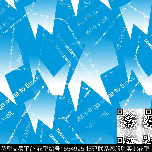 字母几何男装数码印花华亿平台下载（图片编号: 1554925） - 瓦栏（Walan）