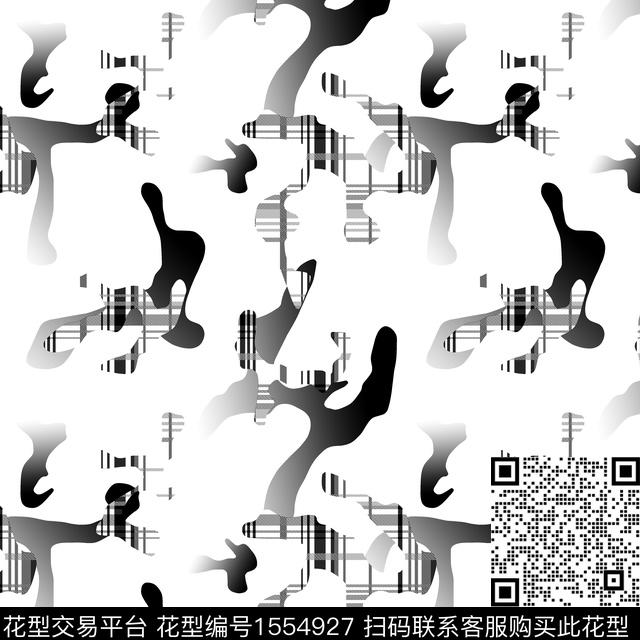 迷彩字母几何数码印花华亿平台下载（图片编号: 1554927） - 瓦栏（Walan）