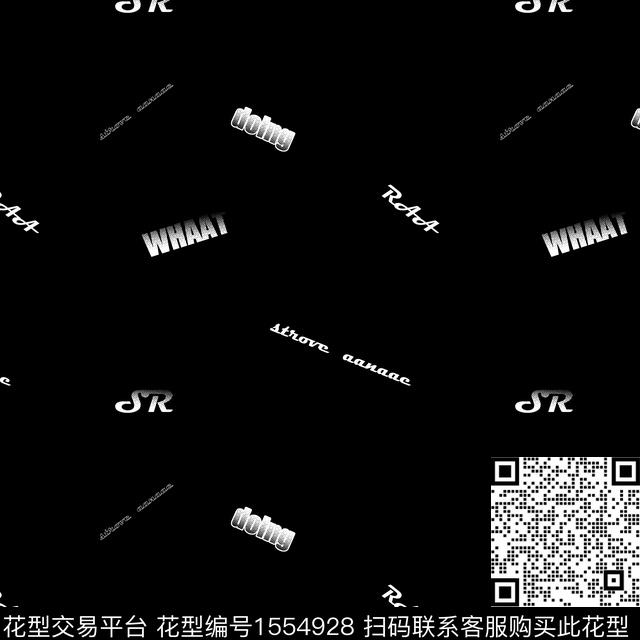 字母休闲男装传统印花华亿平台下载（图片编号: 1554928） - 瓦栏（Walan）