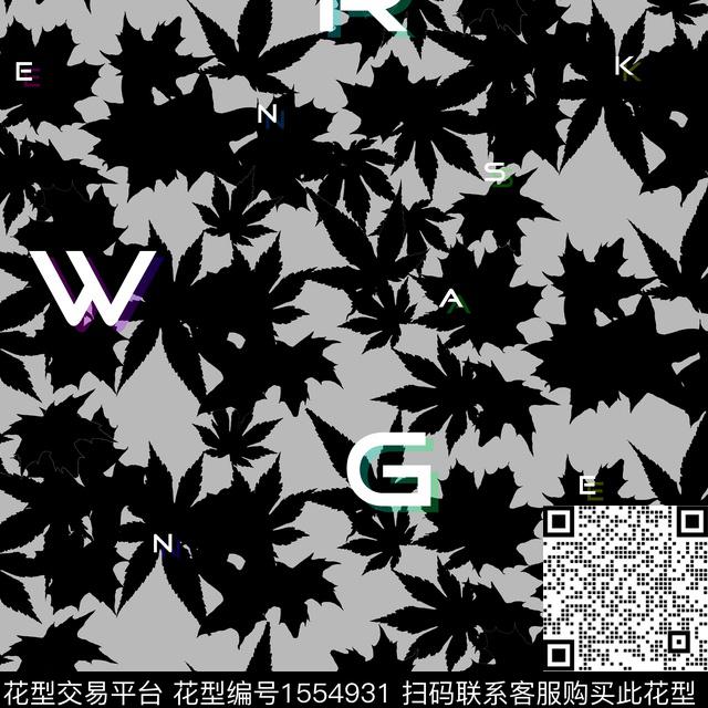 字母几何男装数码印花华亿平台下载（图片编号: 1554931） - 瓦栏（Walan）