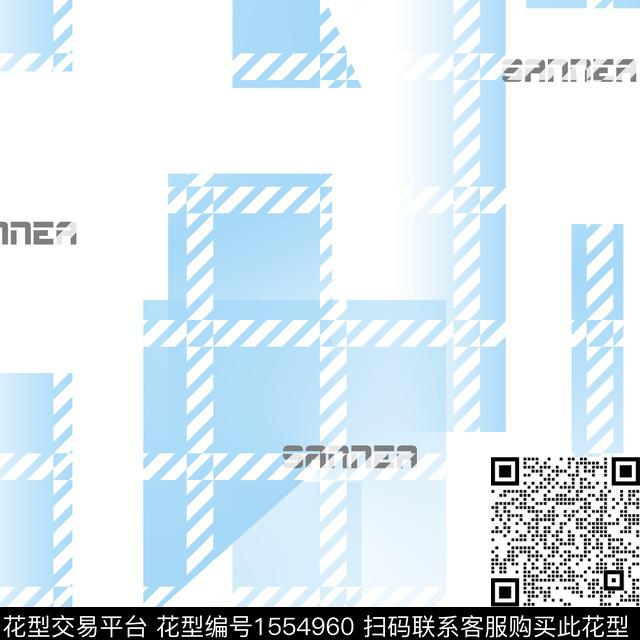 大牌风渐变几何数码印花华亿平台下载（图片编号: 1554960） - 瓦栏（Walan）