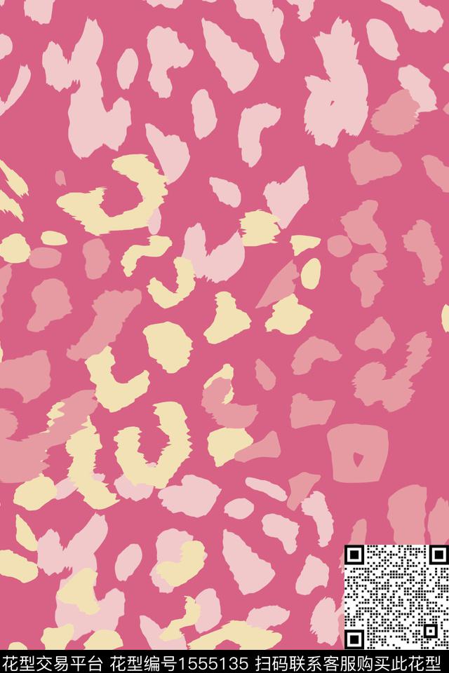 动物纹女装豹纹数码印花华亿平台下载（图片编号: 1555135） - 瓦栏（Walan）