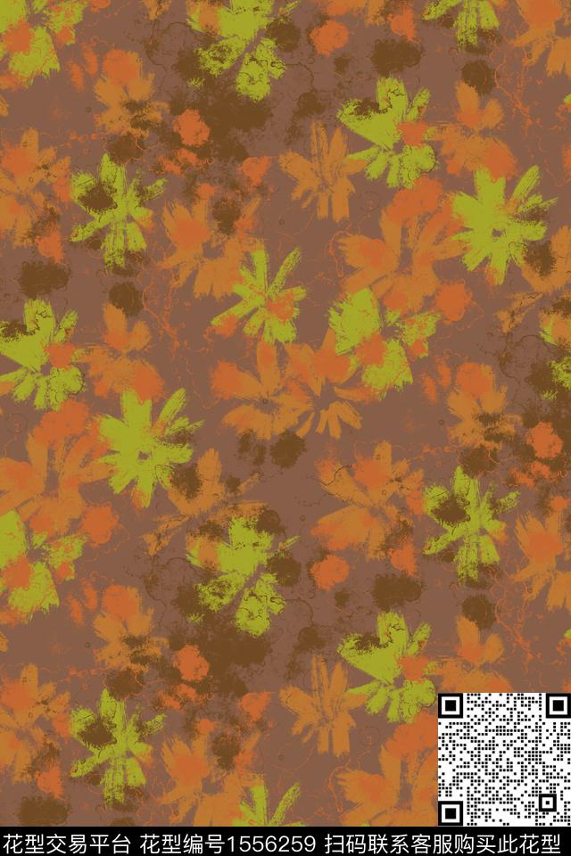 花卉肌理简约数码印花华亿平台下载（图片编号: 1556259） - 瓦栏（Walan）