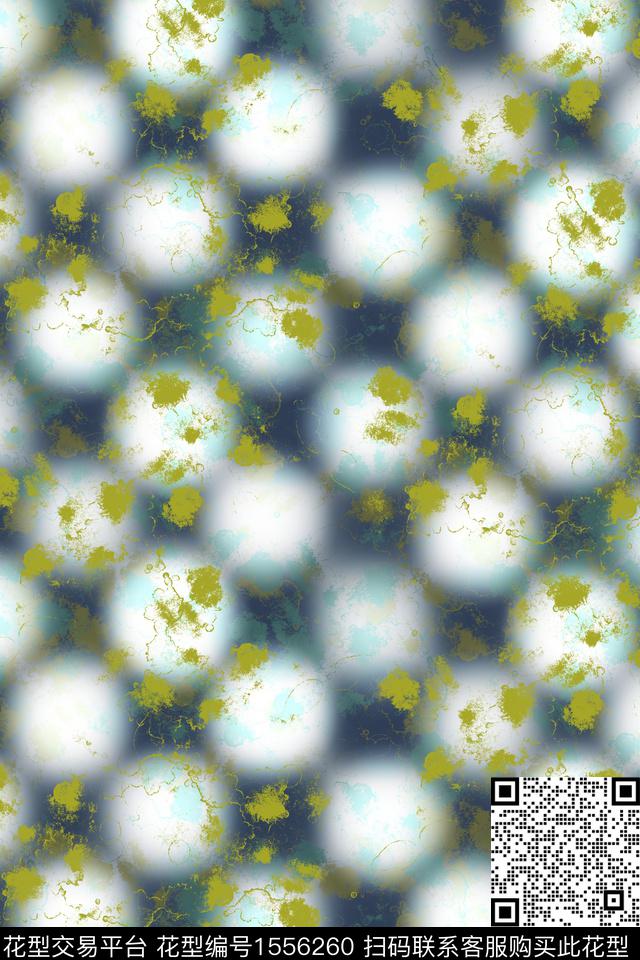 肌理笔触几何数码印花华亿平台下载（图片编号: 1556260） - 瓦栏（Walan）