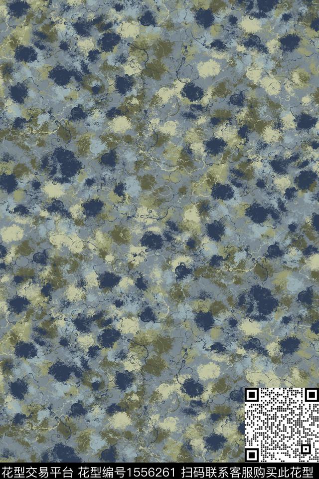 男装满版花侘寂肌理数码印花华亿平台下载（图片编号: 1556261） - 瓦栏（Walan）