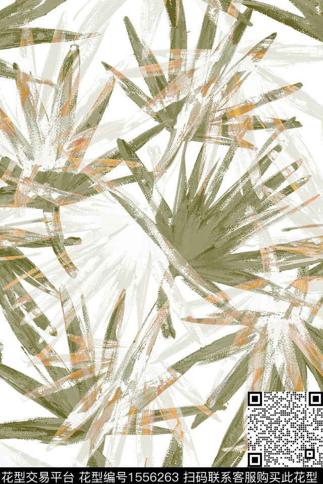 笔触水粉油画数码印花华亿平台下载（图片编号: 1556263） - 瓦栏（Walan）