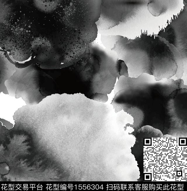 水墨风肌理水彩数码印花华亿平台下载（图片编号: 1556304） - 瓦栏（Walan）