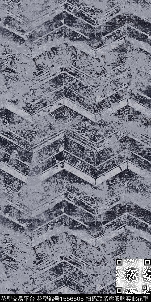 几何条纹肌理数码印花华亿平台下载（图片编号: 1556505） - 瓦栏（Walan）