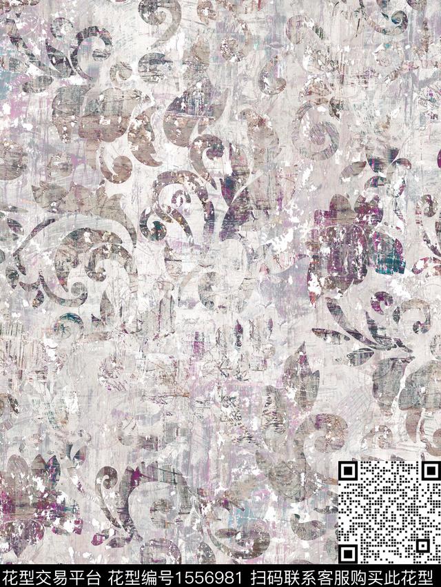 墙纸肌理花纹数码印花华亿平台下载（图片编号: 1556981） - 瓦栏（Walan）