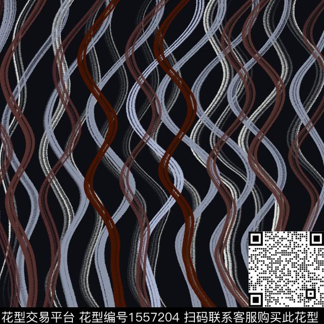 定位条纹线条画数码印花华亿平台下载（图片编号: 1557204） - 瓦栏（Walan）