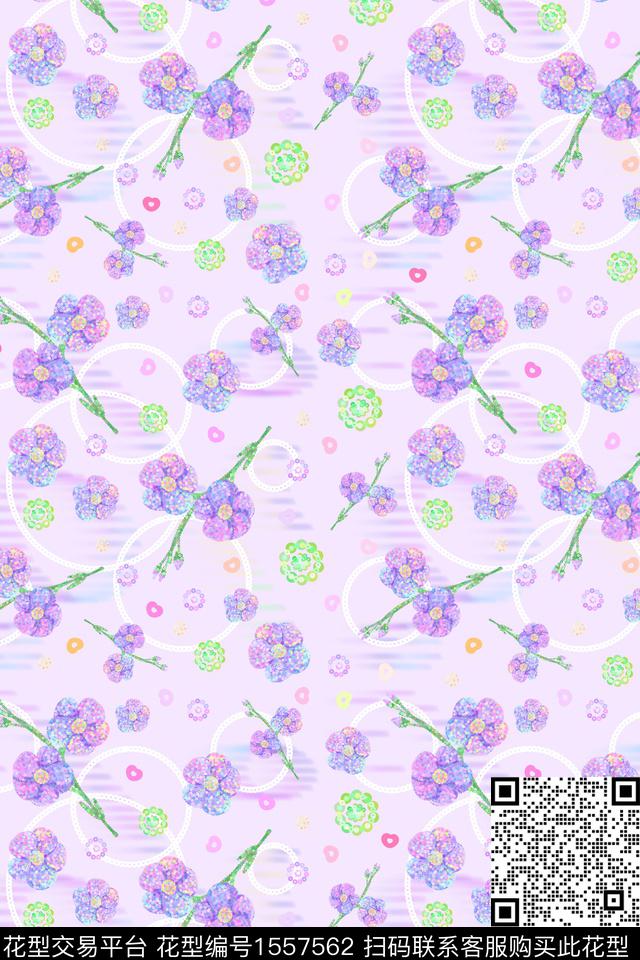 少女淑女闪片数码印花华亿平台下载（图片编号: 1557562） - 瓦栏（Walan）