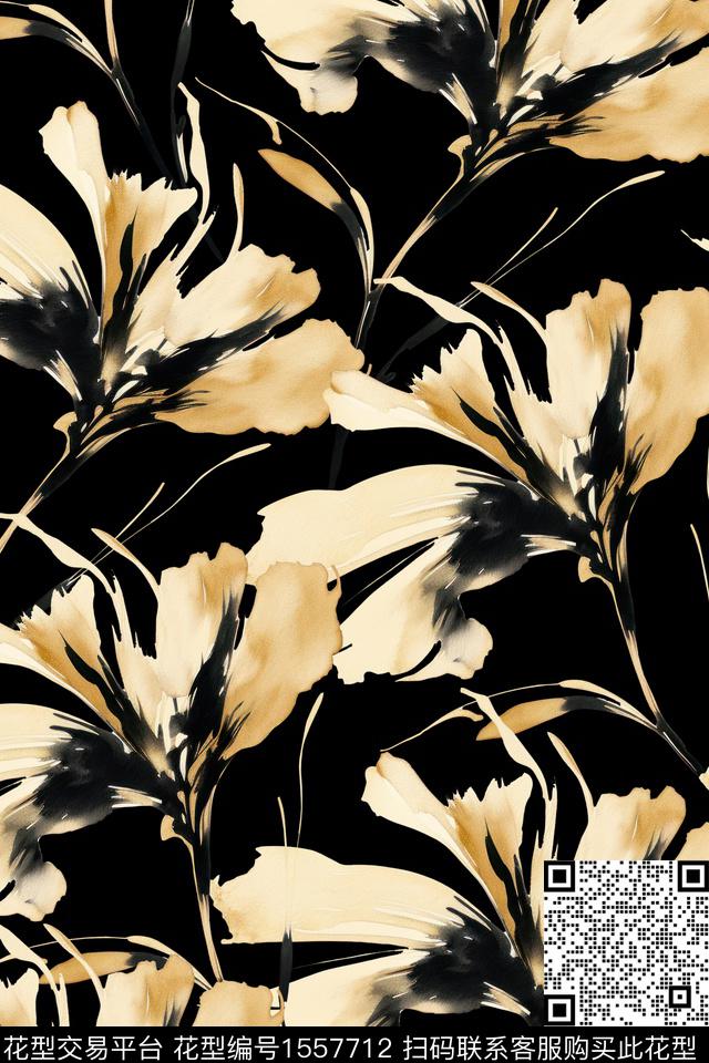 女装花卉数码印花华亿平台下载（图片编号: 1557712） - 瓦栏（Walan）