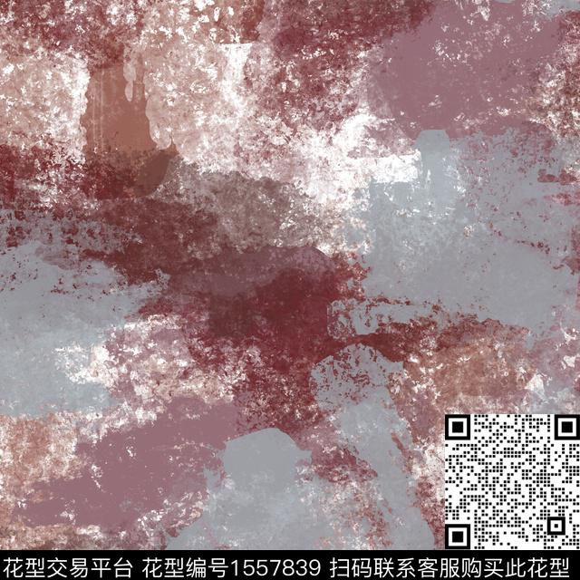 抽象肌理定位数码印花华亿平台下载（图片编号: 1557839） - 瓦栏（Walan）