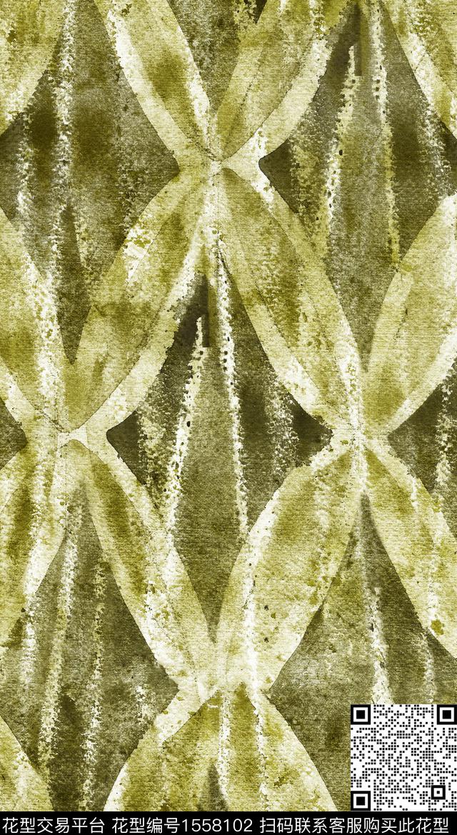 水彩肌理抽象数码印花华亿平台下载（图片编号: 1558102） - 瓦栏（Walan）