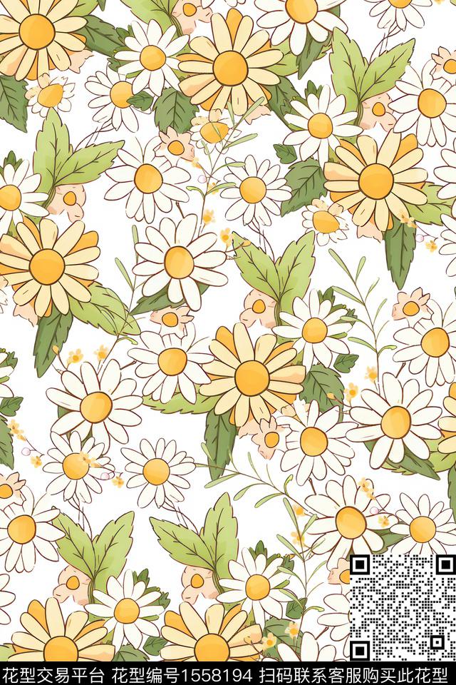 花卉女装数码印花华亿平台下载（图片编号: 1558194） - 瓦栏（Walan）