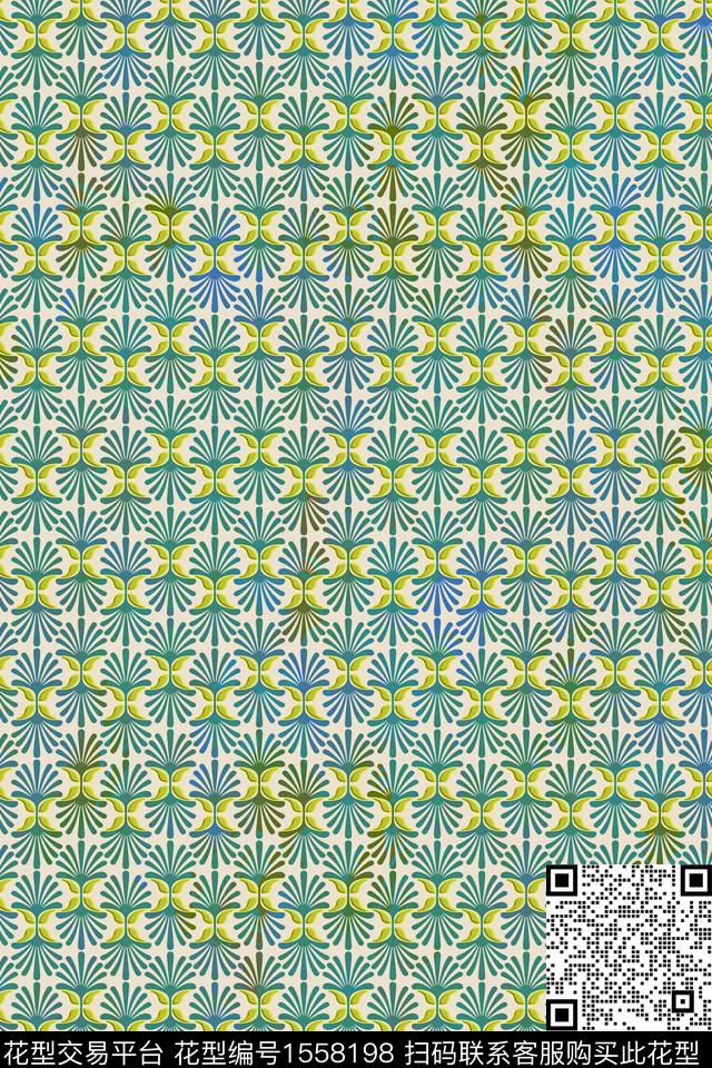 连续民族纹样平面花卉传统印花华亿平台下载（图片编号: 1558198） - 瓦栏（Walan）