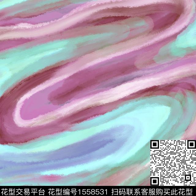 定位水彩抽象数码印花华亿平台下载（图片编号: 1558531） - 瓦栏（Walan）