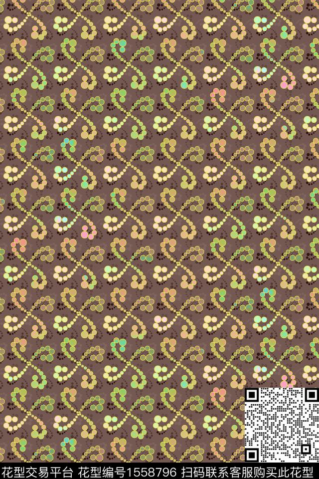 连续民族纹样几何数码印花华亿平台下载（图片编号: 1558796） - 瓦栏（Walan）