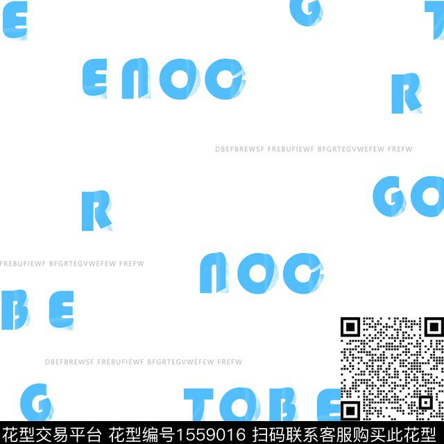 字母男装抽象男装传统印花华亿平台下载（图片编号: 1559016） - 瓦栏（Walan）