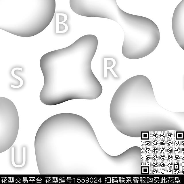 字母男装抽象男装传统印花华亿平台下载（图片编号: 1559024） - 瓦栏（Walan）