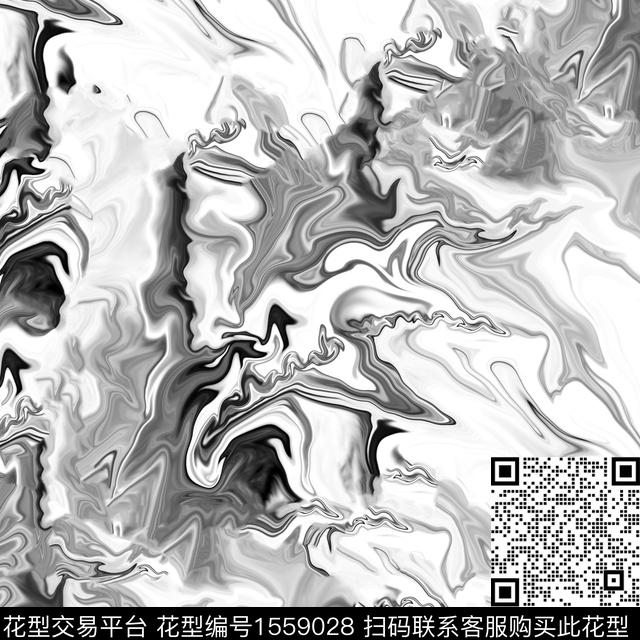 男装抽象男装数码印花华亿平台下载（图片编号: 1559028） - 瓦栏（Walan）