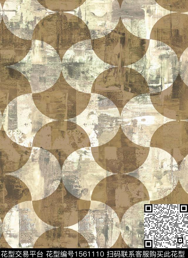 肌理几何底纹数码印花华亿平台下载（图片编号: 1561110） - 瓦栏（Walan）