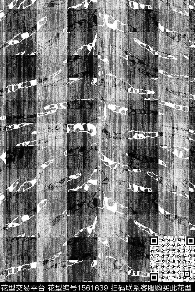 肌理条纹抽象数码印花华亿平台下载（图片编号: 1561639） - 瓦栏（Walan）