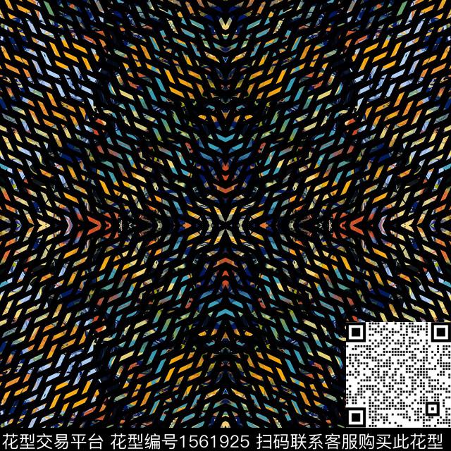 抽象抽象女装洋阳---抽象数码印花华亿平台下载（图片编号: 1561925） - 瓦栏（Walan）