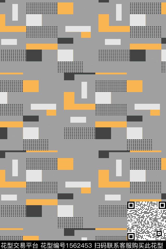 几何数码印花华亿平台下载（图片编号: 1562453） - 瓦栏（Walan）