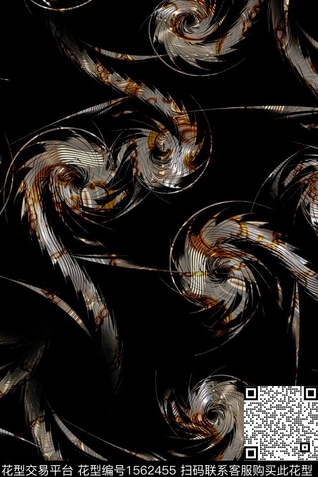 中东中老年抽象数码印花华亿平台下载（图片编号: 1562455） - 瓦栏（Walan）