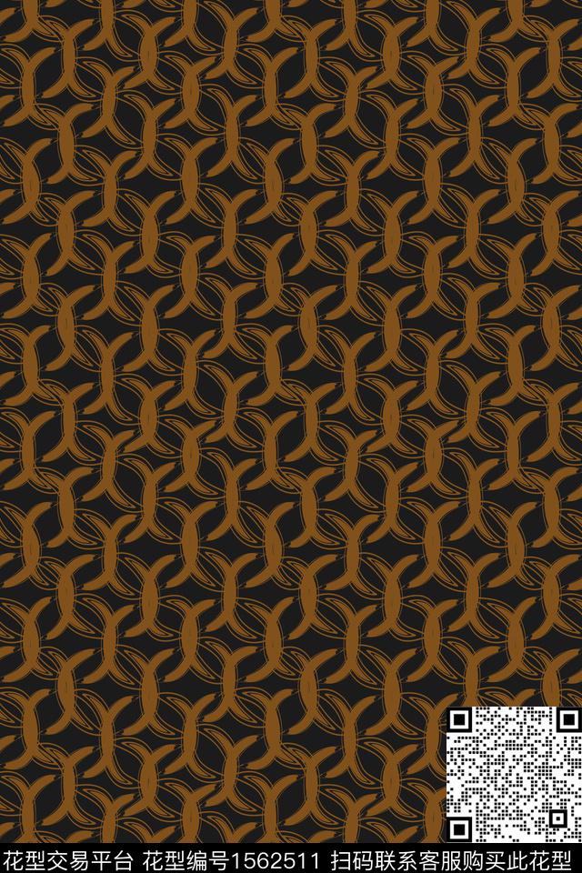 男装休闲几何数码印花华亿平台下载（图片编号: 1562511） - 瓦栏（Walan）