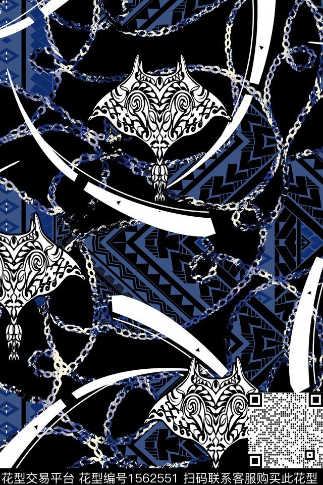 休闲男装民族风数码印花华亿平台下载（图片编号: 1562551） - 瓦栏（Walan）