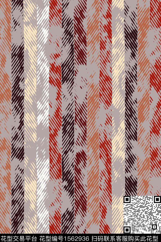 裤子肌理条纹数码印花华亿平台下载（图片编号: 1562936） - 瓦栏（Walan）