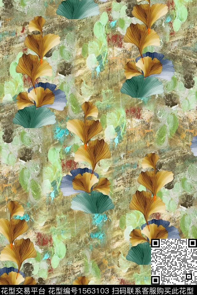 抽象底纹肌理数码印花华亿平台下载（图片编号: 1563103） - 瓦栏（Walan）