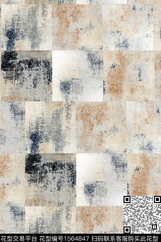 格子肌理数码印花华亿平台下载（图片编号: 1564847） - 瓦栏（Walan）