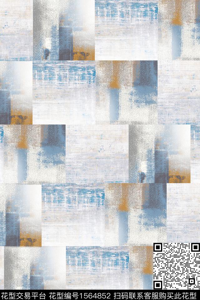 肌理格子数码印花华亿平台下载（图片编号: 1564852） - 瓦栏（Walan）