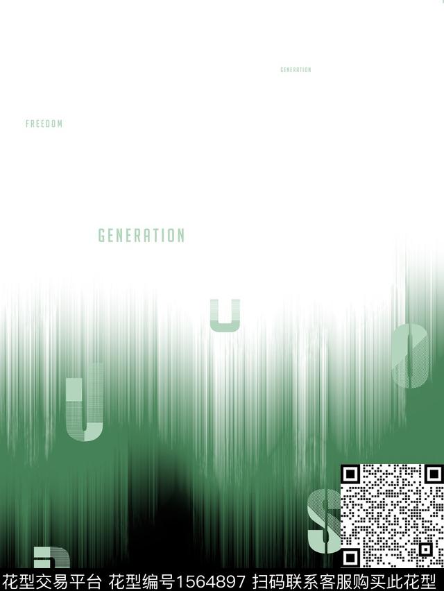 抽象字母定位数码印花华亿平台下载（图片编号: 1564897） - 瓦栏（Walan）