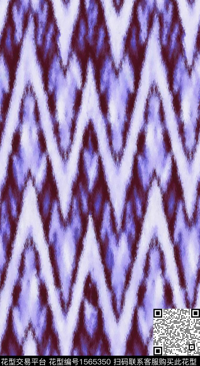 条纹肌理数码印花华亿平台下载（图片编号: 1565350） - 瓦栏（Walan）