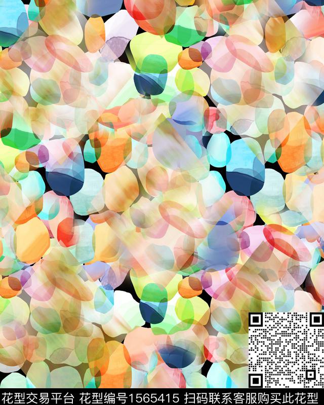 休闲菱形几何数码印花华亿平台下载（图片编号: 1565415） - 瓦栏（Walan）