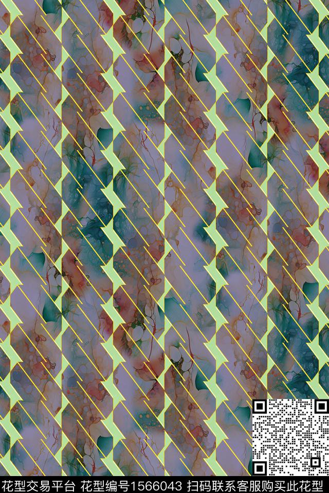 抽象条纹底纹数码印花华亿平台下载（图片编号: 1566043） - 瓦栏（Walan）