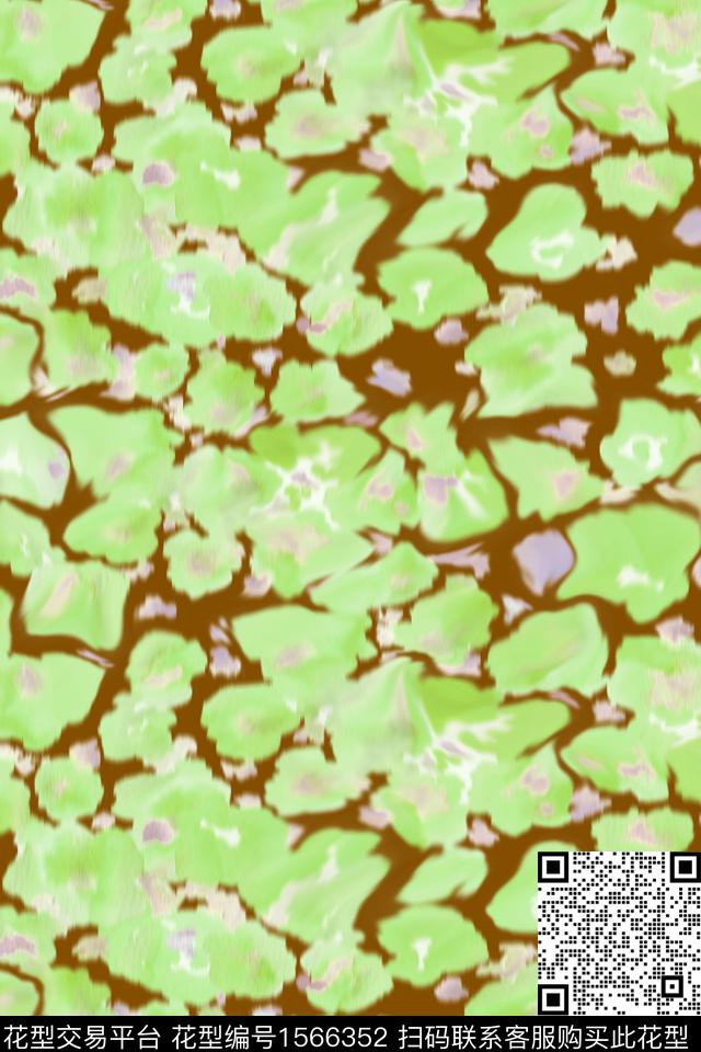 色块抽象模糊数码印花华亿平台下载（图片编号: 1566352） - 瓦栏（Walan）