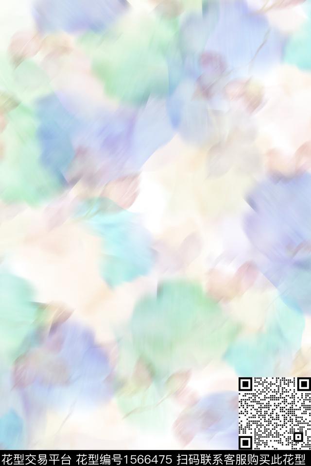 抽象模糊朦胧数码印花华亿平台下载（图片编号: 1566475） - 瓦栏（Walan）