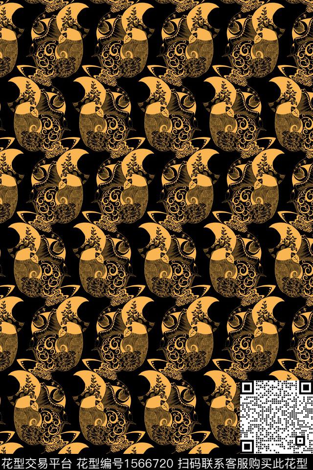 民族风重复数码印花华亿平台下载（图片编号: 1566720） - 瓦栏（Walan）