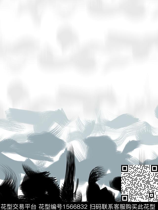 定位花男装几何数码印花华亿平台下载（图片编号: 1566832） - 瓦栏（Walan）