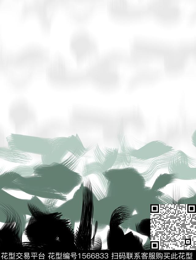 定位花男装几何数码印花华亿平台下载（图片编号: 1566833） - 瓦栏（Walan）