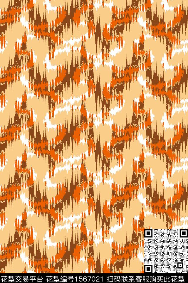 肌理抽象数码印花华亿平台下载（图片编号: 1567021） - 瓦栏（Walan）