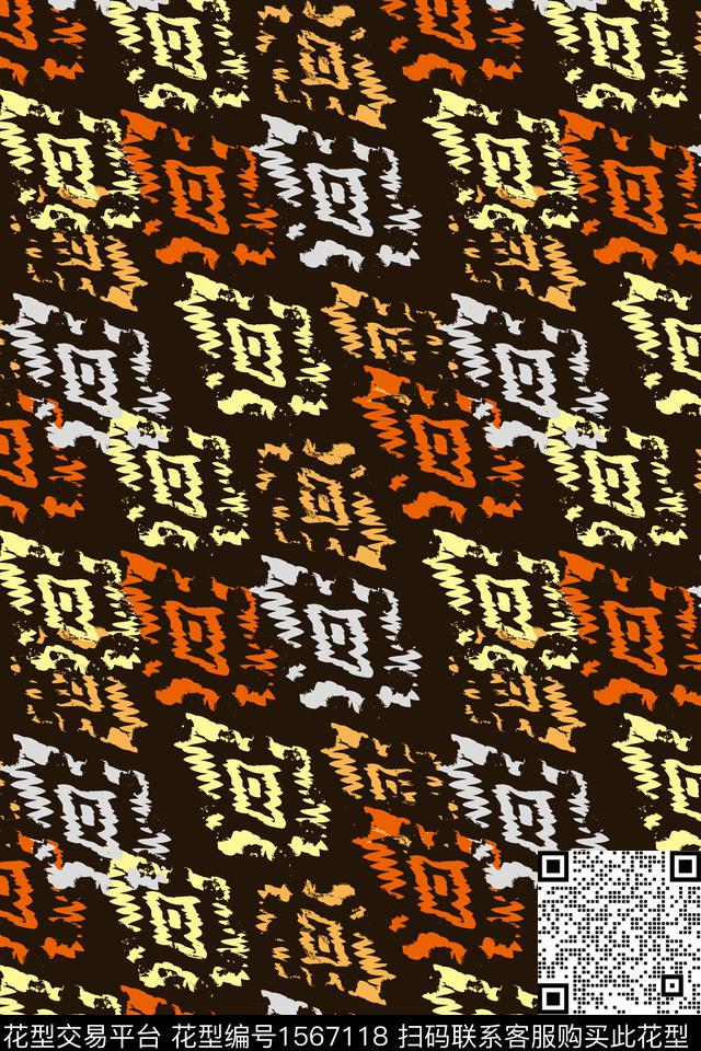 抽象数码印花华亿平台下载（图片编号: 1567118） - 瓦栏（Walan）